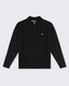 Black Knitted Quarter Zip