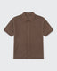 Knitted Shirt- Brown