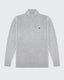 Grey Knitted Quarter Zip