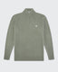 Khaki Knitted Quarter Zip