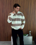 Oversized Lando Knit - Mocha & Cream