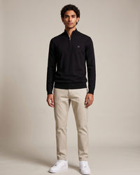 Huxley Quarter Zip - Black