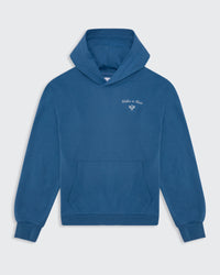 St Tropez Tennis Club Hoodie - Steel Blue