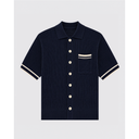 Resort Knitted Shirt — Navy