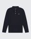 Long Sleeve Polo- Navy