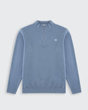 Huxley Quarter Zip - Steel Blue
