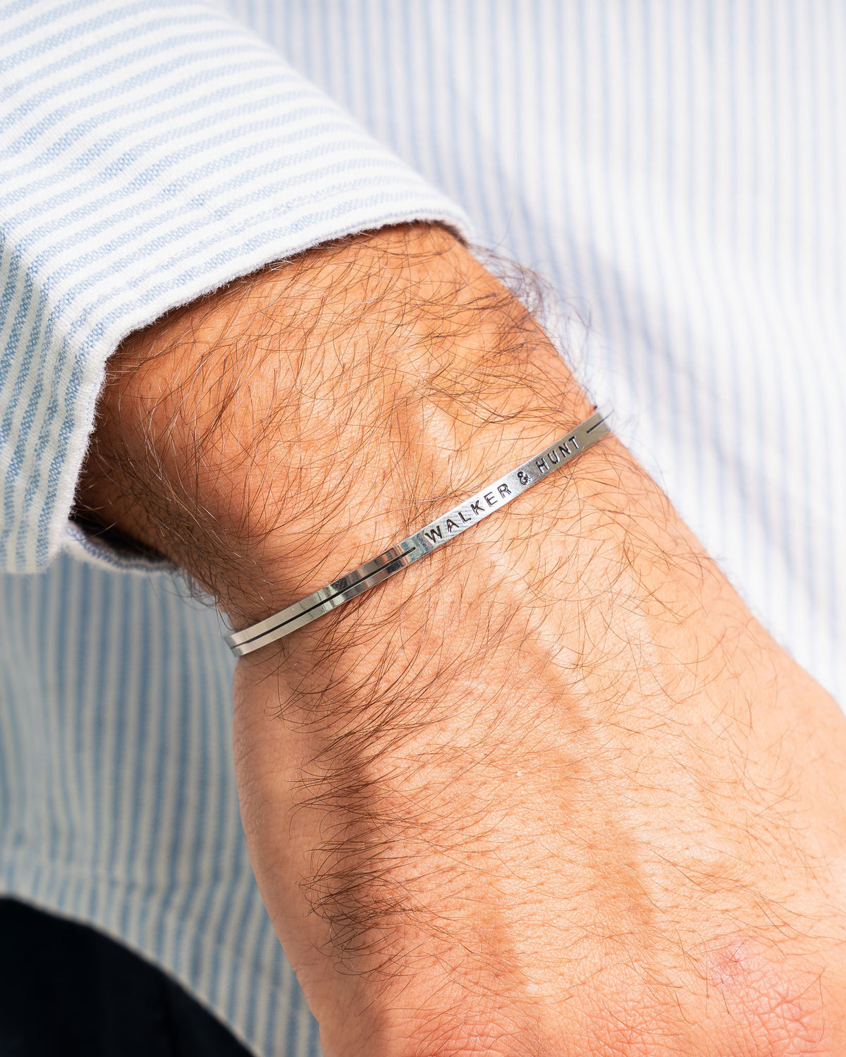 Classic Cuff  Bracelet- Silver