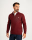 Burgundy Knitted 1/4 Zip