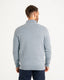 Blue Twist Knitted 1/4 Zip