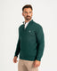 Hunter Green Knitted  Half Zip