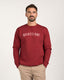 Burgundy Appliqué Sweatshirt