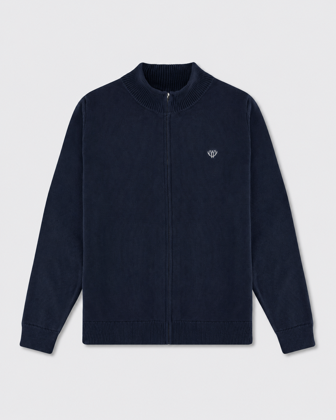 Oversized Ashbury Full Zip- Navy