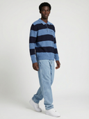 Oversized Lando Knit - Steel & Navy