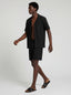 Seersucker Shirt - Black