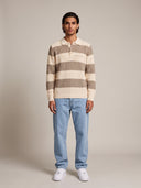 Oversized Lando Knit - Mocha & Cream