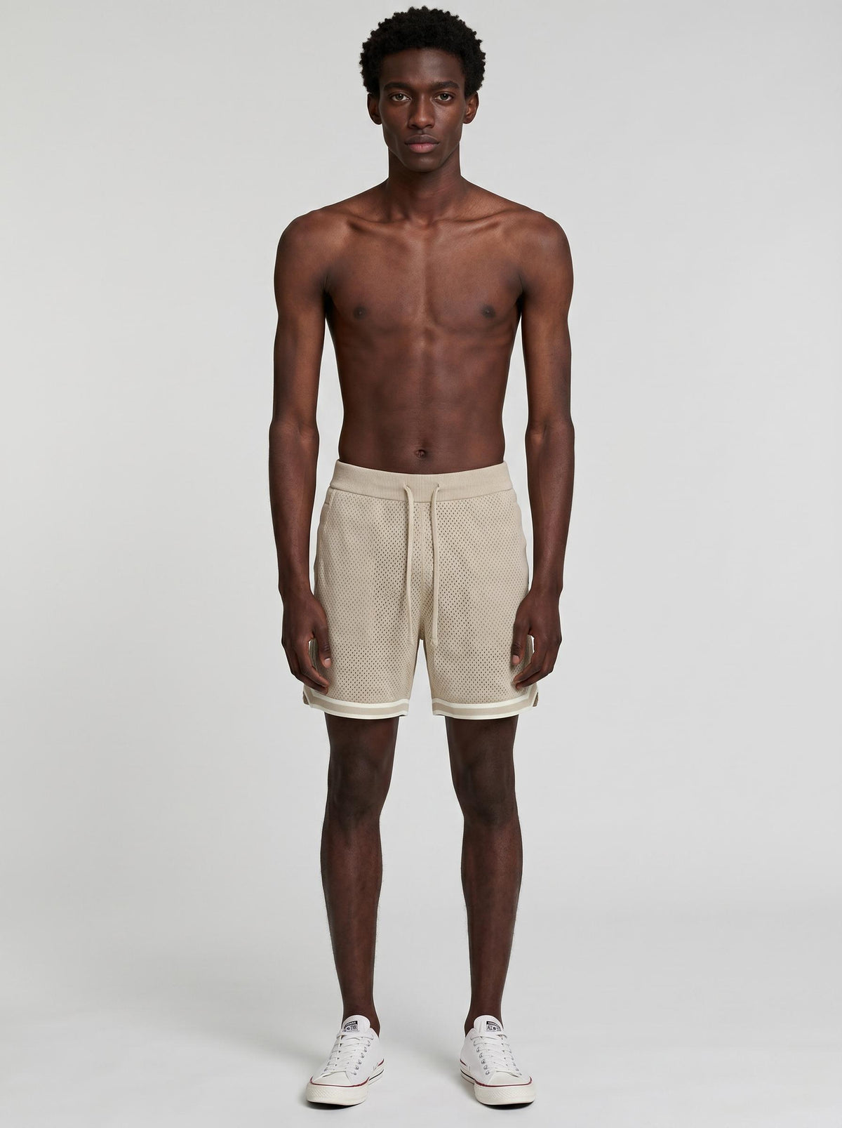 Resort Knitted Short- Beige