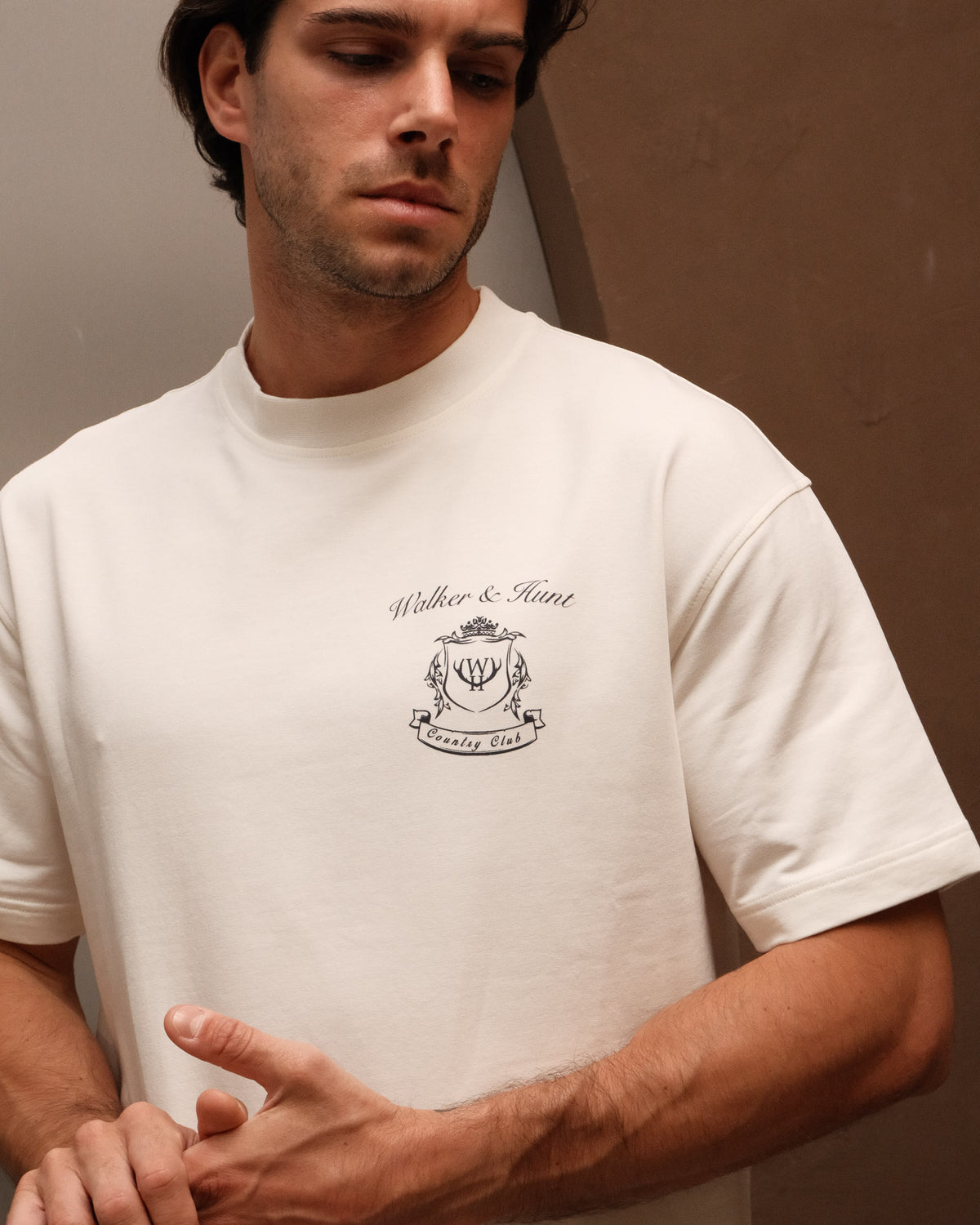 Country Club Tee- Off- White