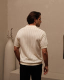 Knitted Shirt- Cream