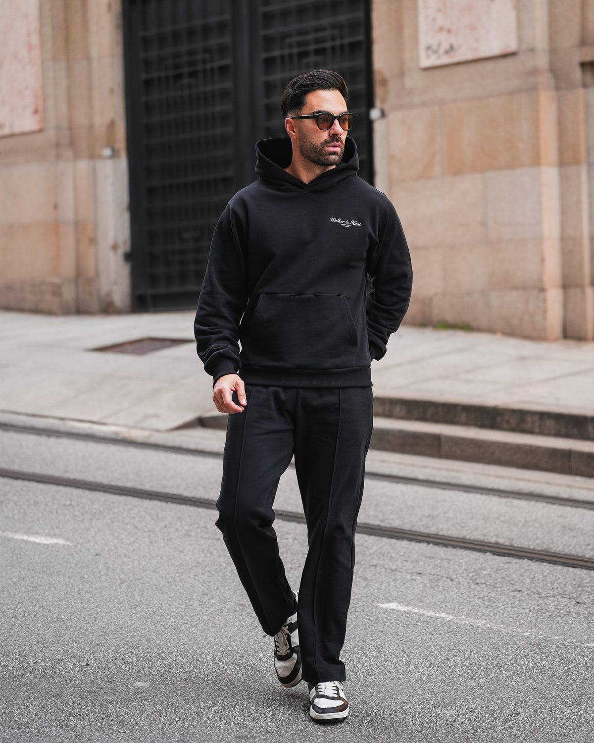 Relaxed Fit Sweatpant- Black