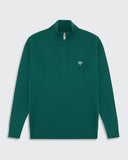 Huxley Quarter Zip - Emerald Green