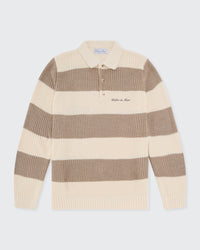 Oversized Lando Knit - Mocha & Cream