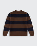 Oversized Lando Knit - Brown & Navy