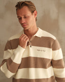 Oversized Lando Knit - Mocha & Cream