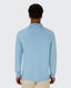 Long Sleeve Polo- Light Blue