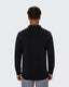 Long Sleeve Polo- Navy