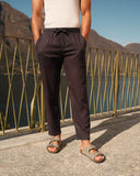 Linen Pants - Navy