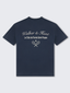 St Tropez Tennis Club Tee - Navy
