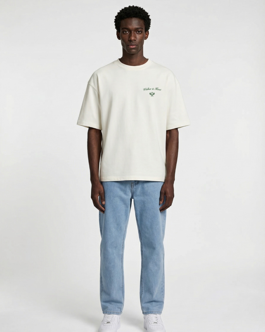 St Tropez Tennis Club Tee - Off White