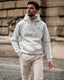 Grey Understated Hoodie - Walker & Hunt Hoodies